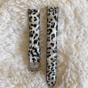 Michele Cheetah Patent Leather 16mm Band